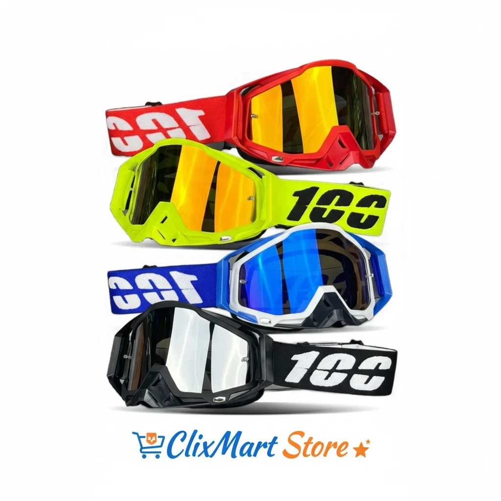 Hot Motorcycle Goggles for Men – MX Motocross, Dirt Bike, Ski, Cycling Gift.