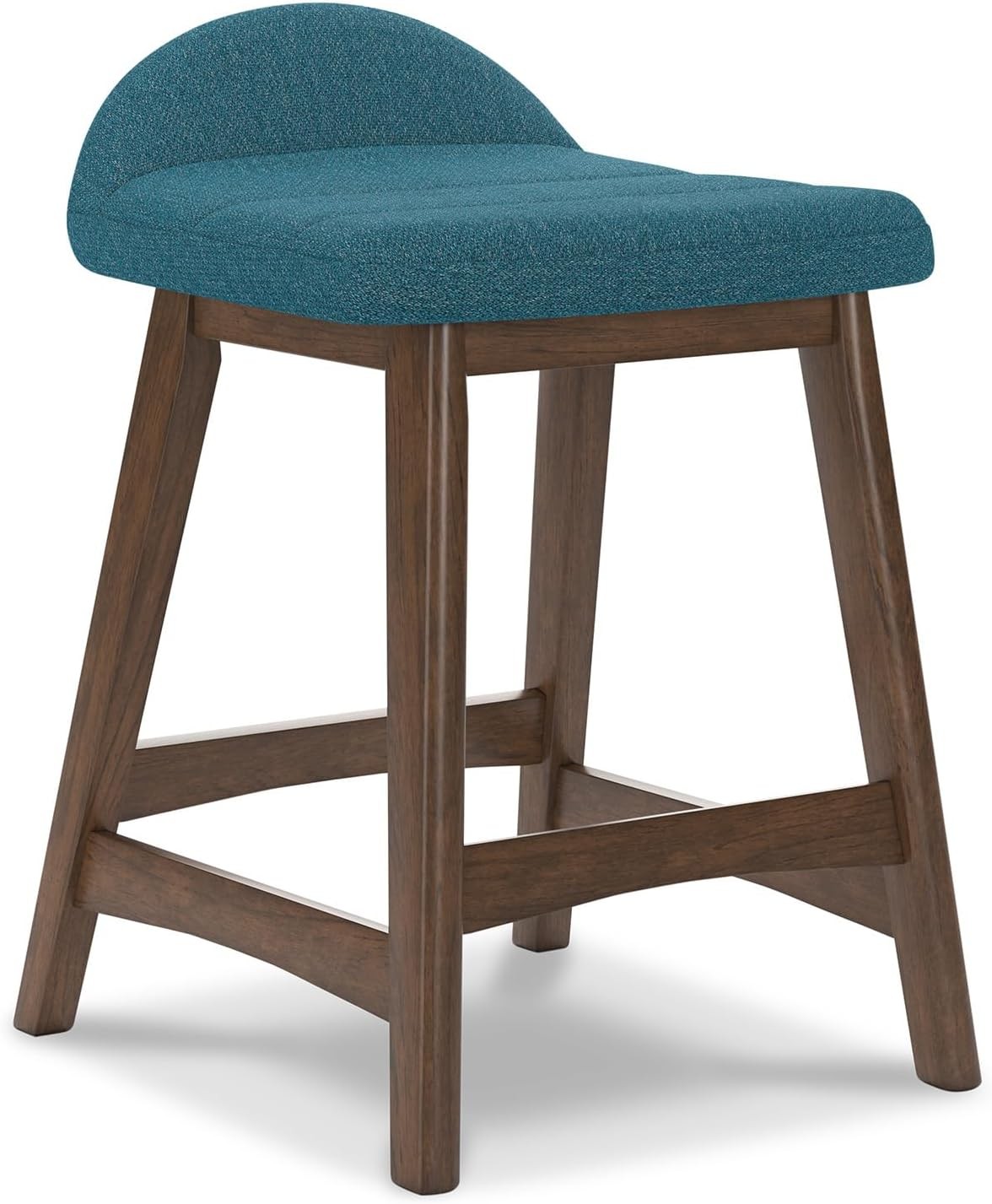 Lyncott Contemporary 24.25" Seat Height Counter Height Upholstered Bar Stool W/