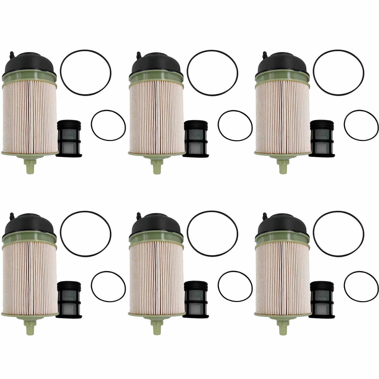 6 Packs P551063 For Donaldson Fuel Filter Kit (Replacement - A4720900451)
