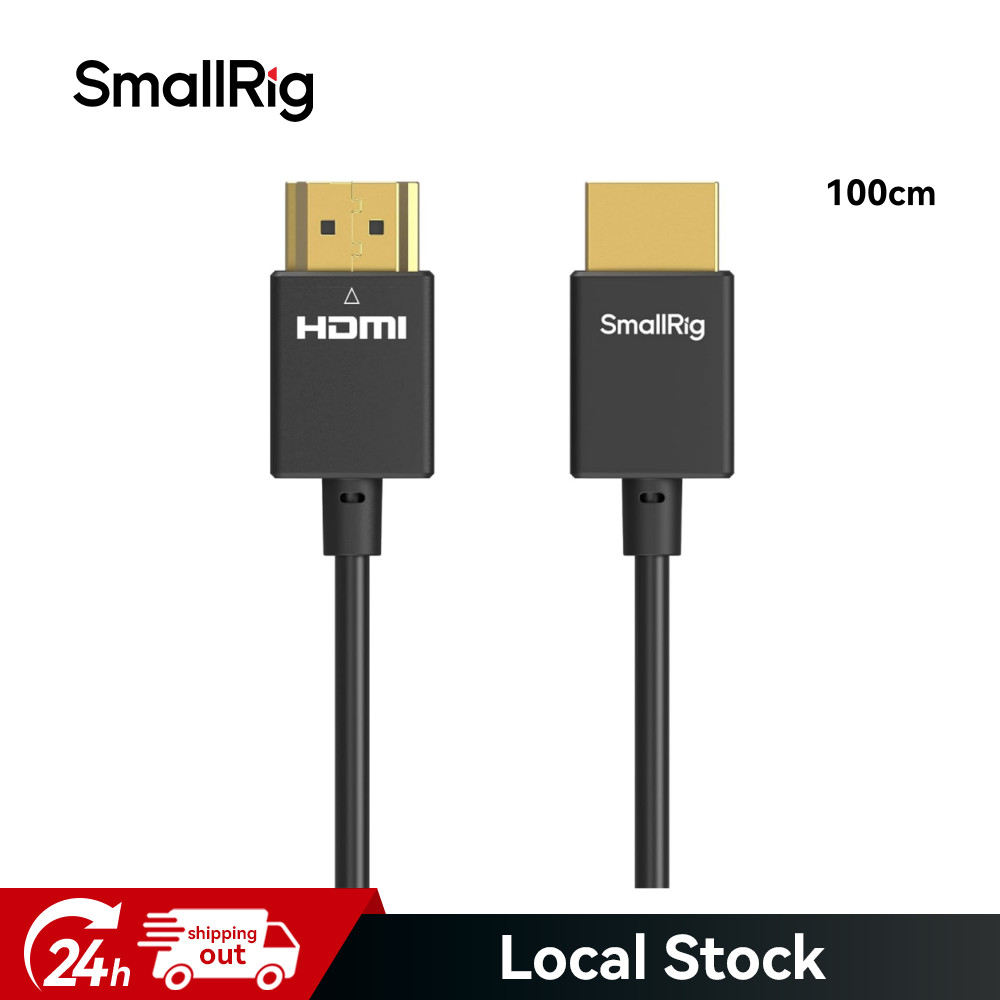 SmallRig Ultra Thin HDMI 2.0 Cable 100cm / 3.28Ft (A to A)  4K Super Cable