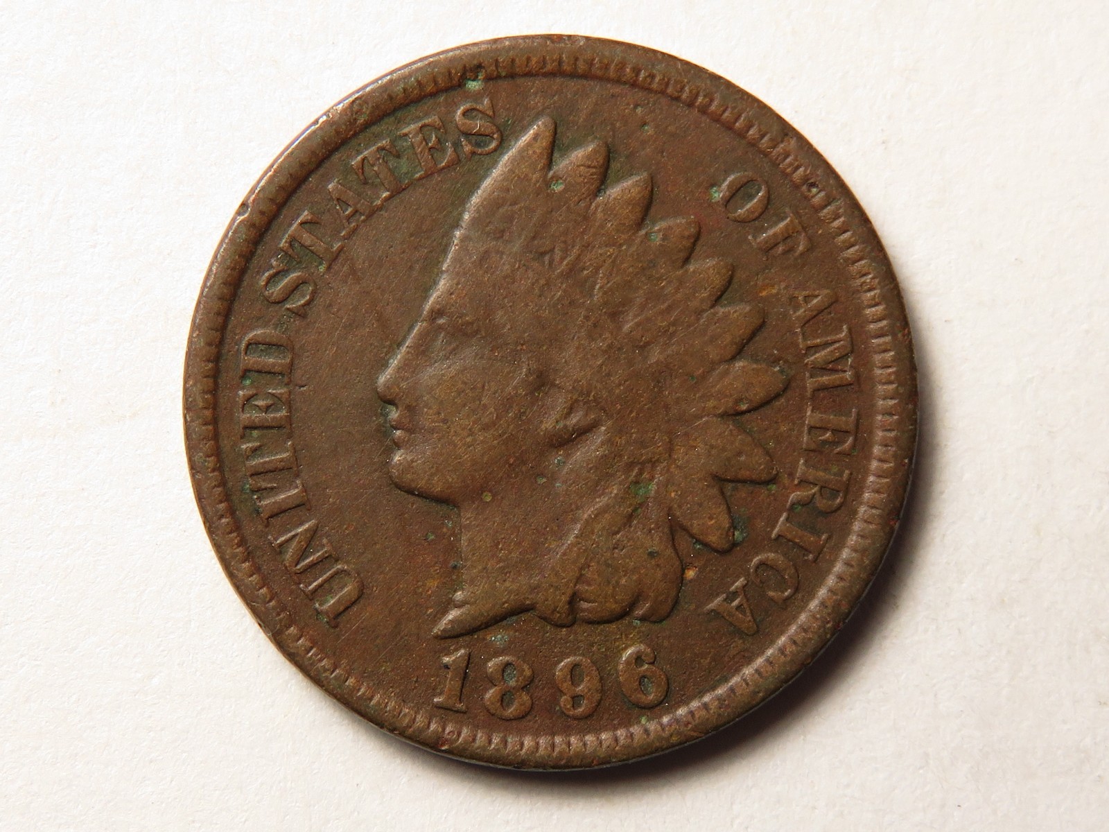 1896 Indian Cent, VF