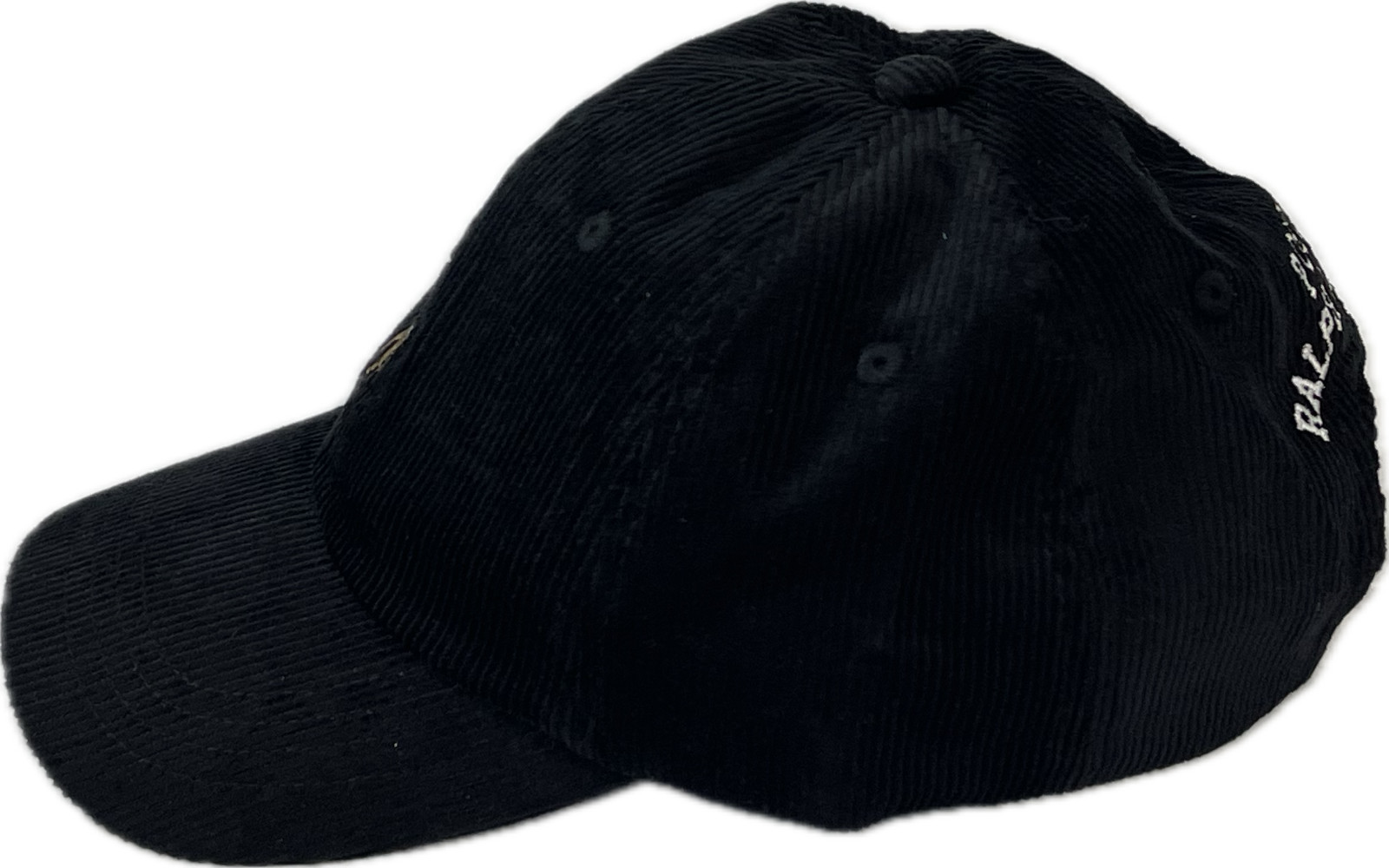 Polo Ralph Lauren Corduroy Baseball Cap Leather Strap Hat