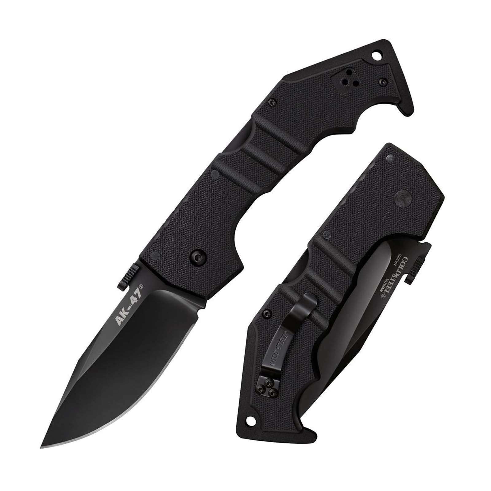 Cold Steel AK-47 3.5 S35VN Razor-Sharp Clip Point Blade 5.5 G-10 Handle
