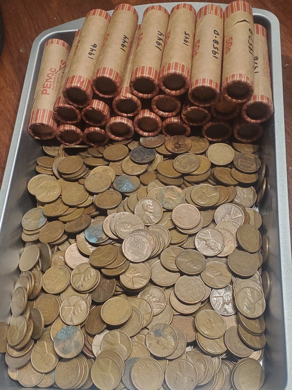 lot of 100 wheat pennies