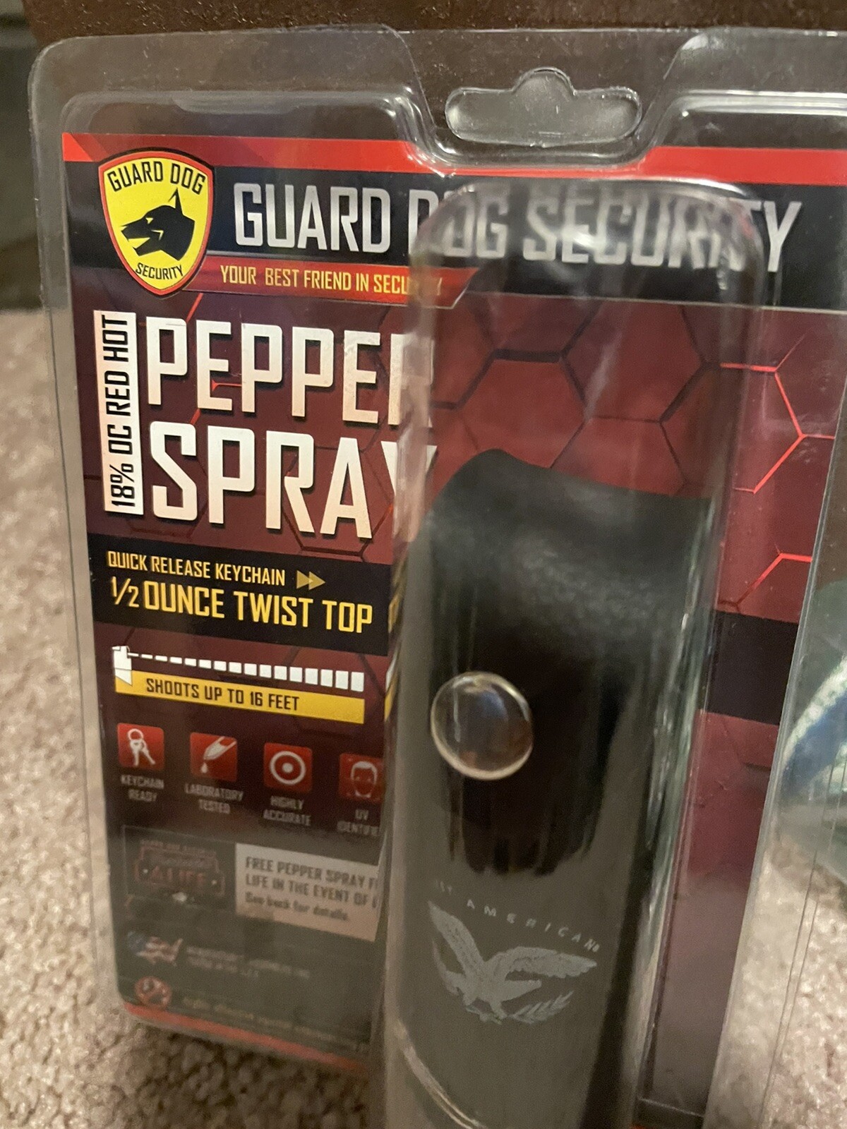 Guard Dog Security UV Identifier 1/2 Ounce Spay New In Packaging