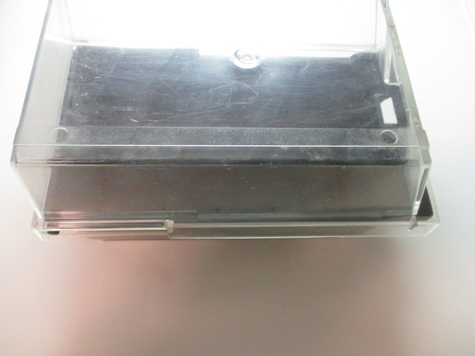 3-1/2" Floppy Disk Plastic Storage Box Case Container 8.75 inch Long 1990 Vtg