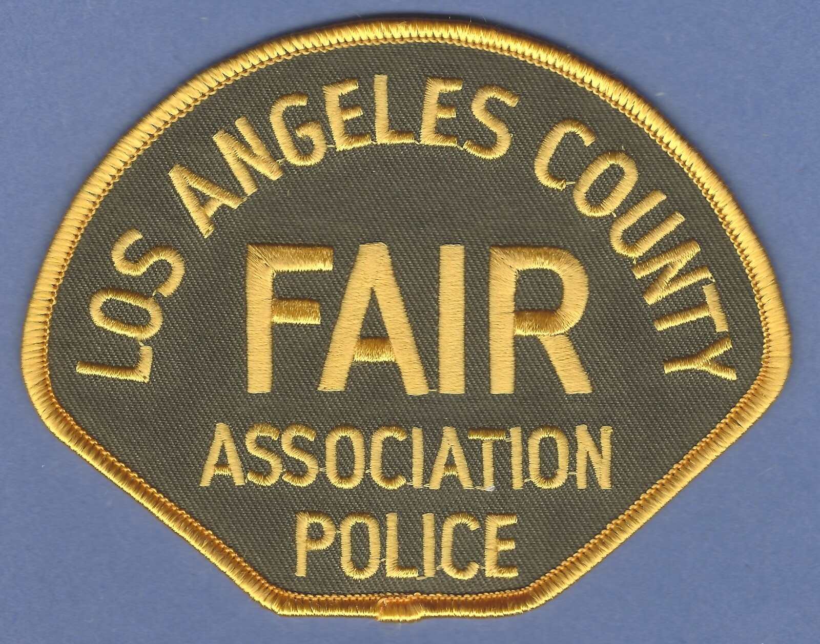 LOS ANGELES COUNTY CALIFORNIA FAIR ASSOCIATION POLICE SHOULDER PATCH