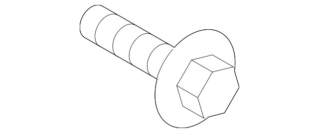 Genuine Nissan Radiator Support Tie Bar Bolt 01121-N8051