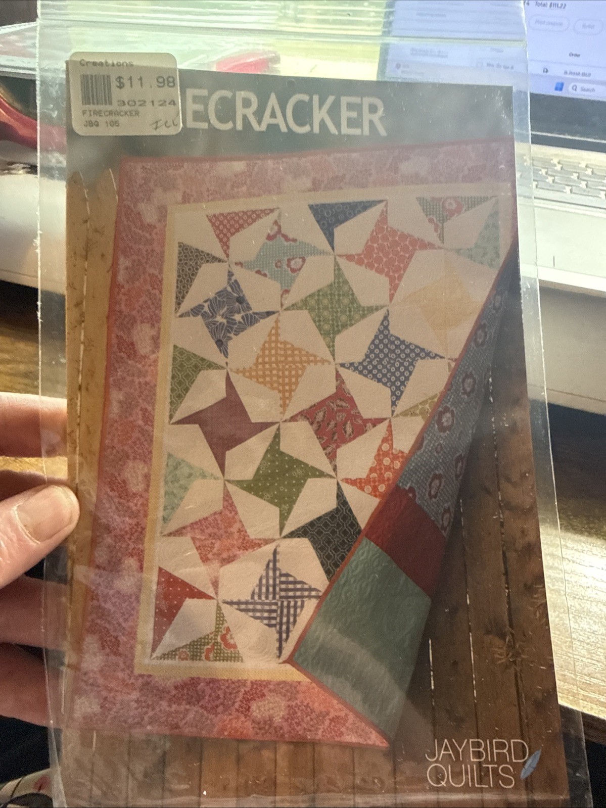 FIRECRACKER Jaybird 49" x 61" JBQ105 2011 Quilt Pattern