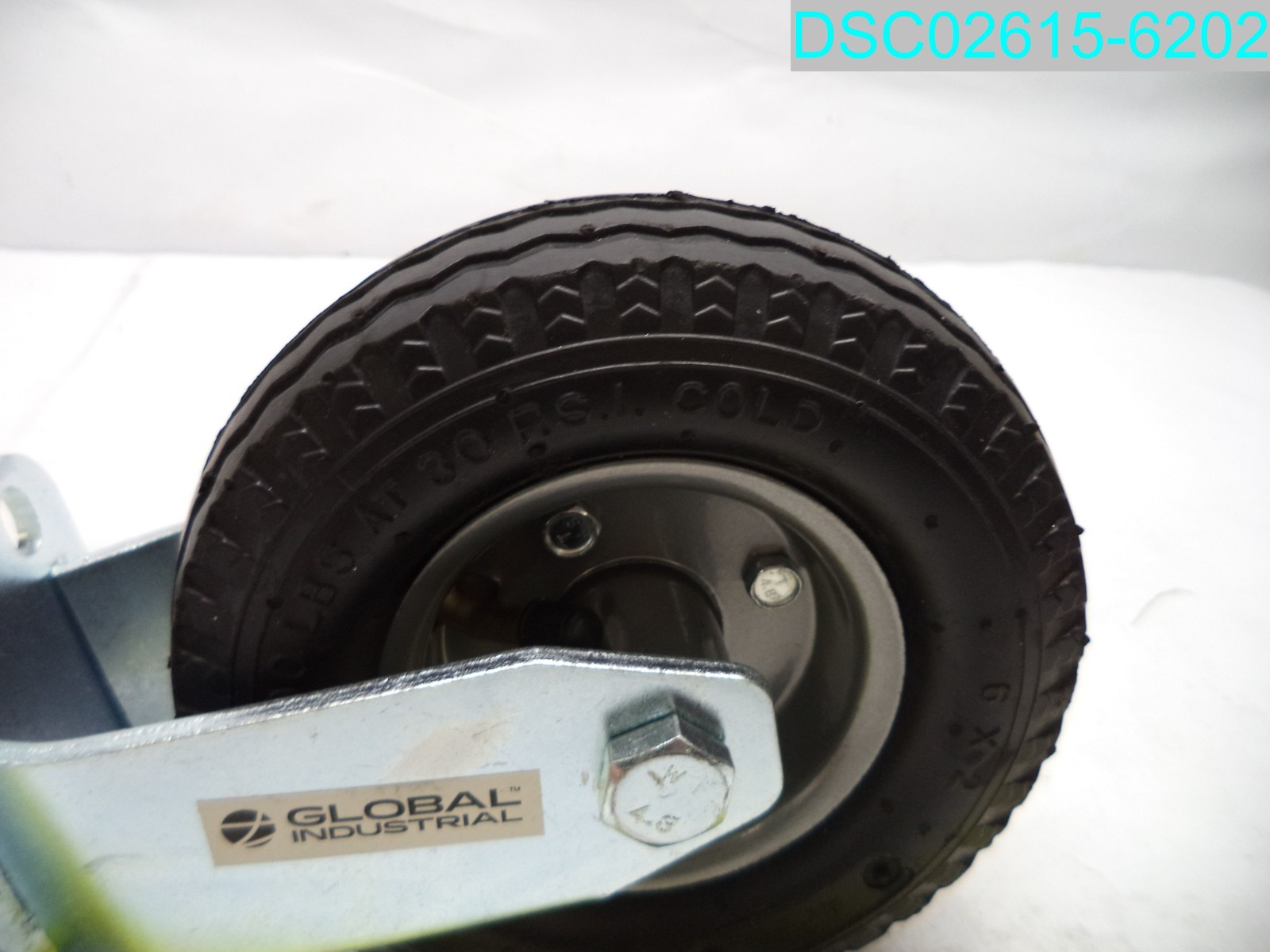 6" Global Industrial Replacement Wheel 7-1/2" X 2" Plate 3" X 4"