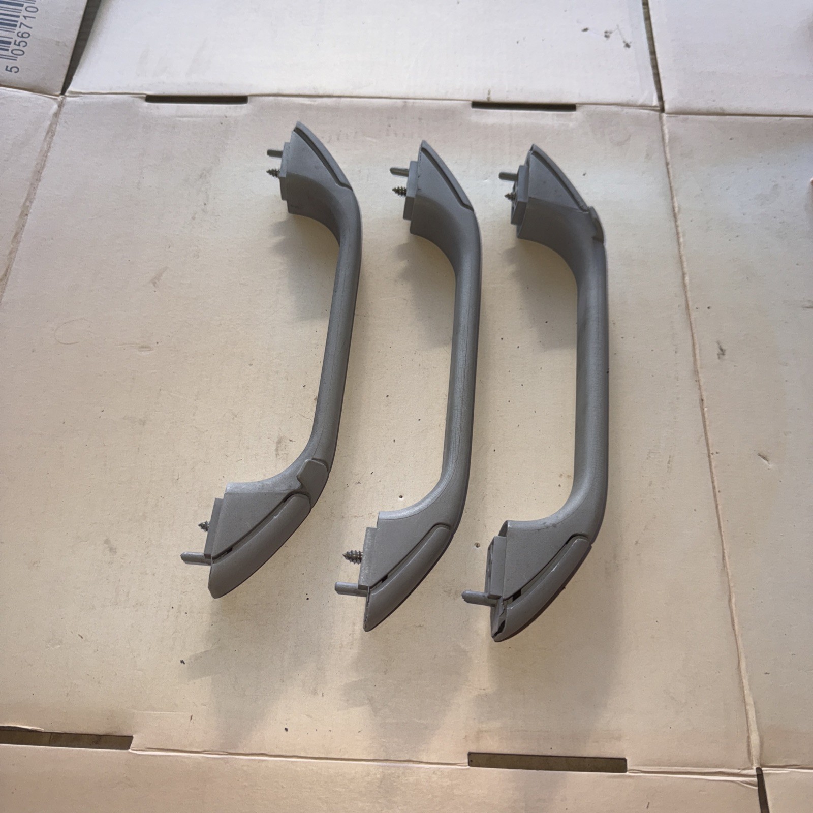 BMW 318I M3 320I 323I 325I E36 Roof Grab Handle Grey 3 Pieces OEM 80k Miles