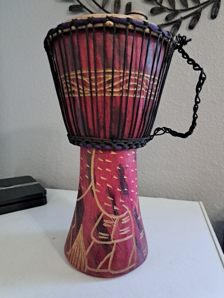 African Hand Drum Djembe Portable Adult Tambourine Percussion Instrument