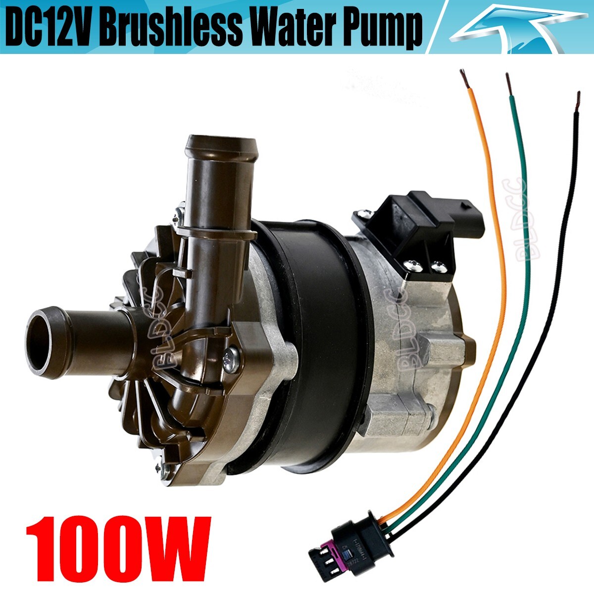 Electric Water Circulation Pump 12V 100W PWM Car Automatic Engine Auxiliary Pump
