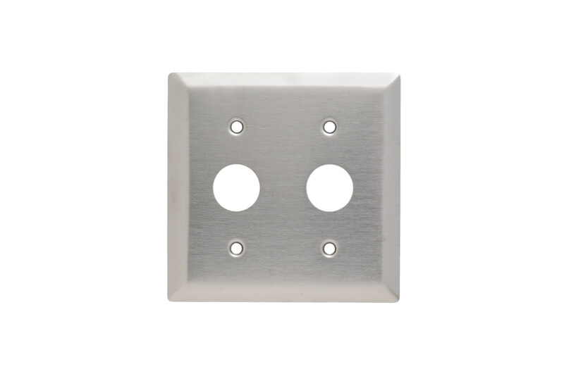 stainless steel metal wall plate 2 gang KL SERIES LOCKING SWITCH PLATE