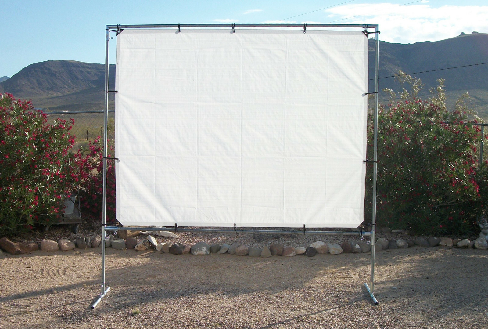 10' x 10' Outdoor Standing Home Movie Kit 1 3/8" Fittings PIPE NOT INCLUDED