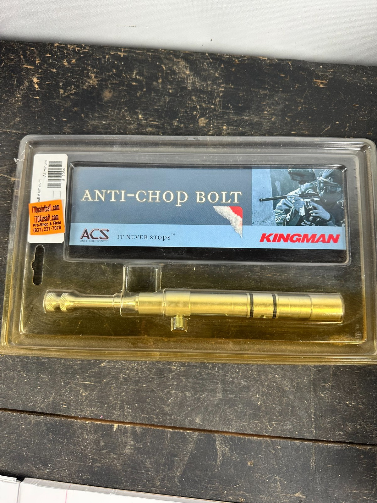 Spyder Kingman Aluminum ACS Anti Chop Bolt -Rear Cocking