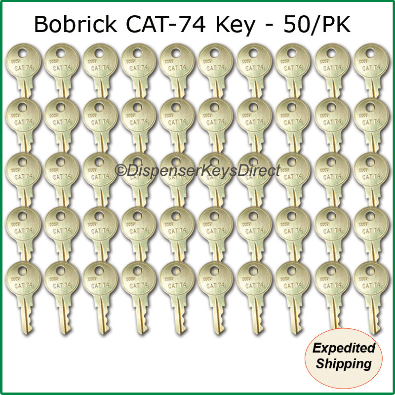 Bobrick CAT-74 Dispenser Key - (50/pc.) - Master Pack