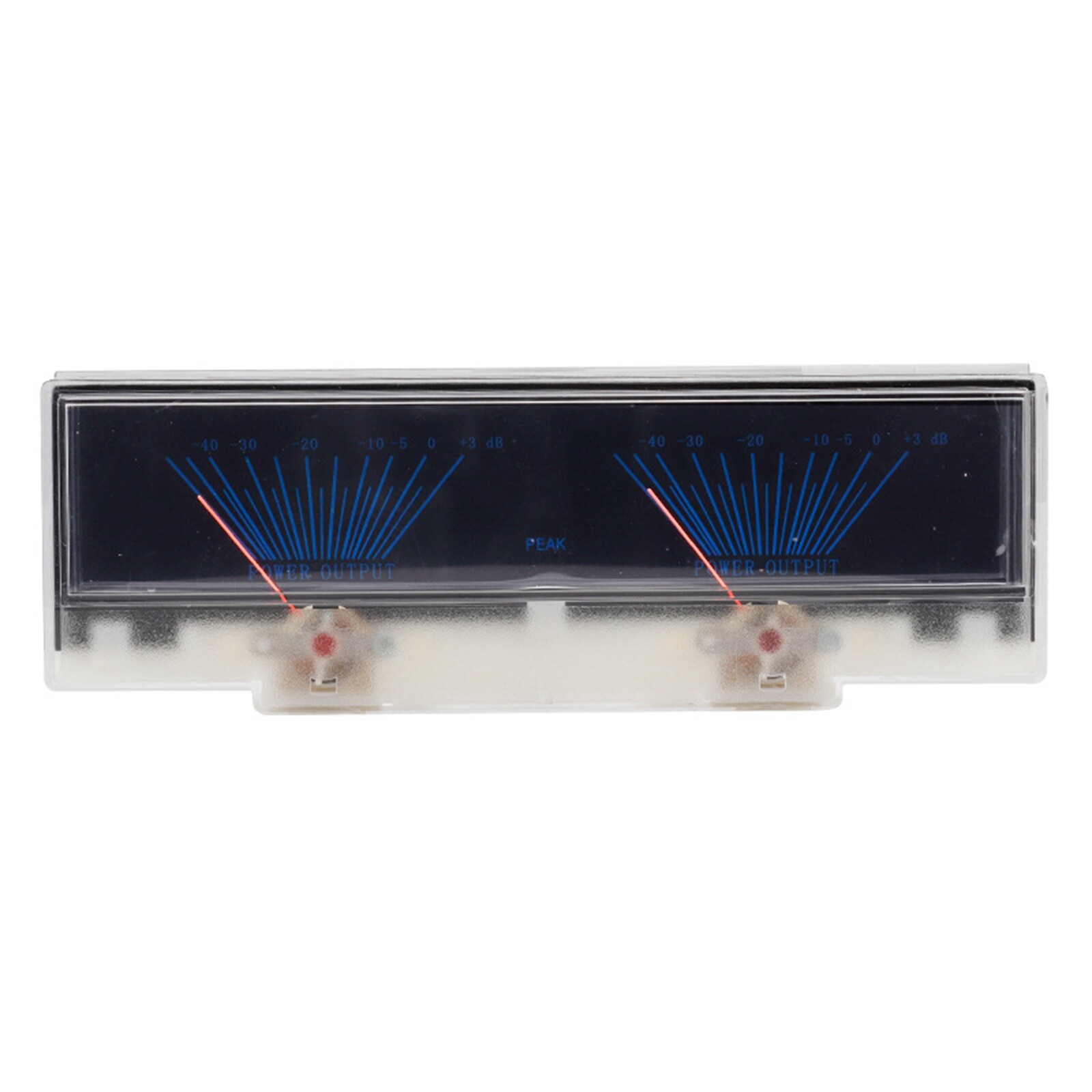 Dual Analog Power Amplifier Panel VU Meter Audio Level dB Meter With BackLight