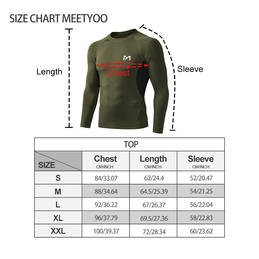 2 Pack/Set Compression Shirts for Men Long Sleeve Athletic Base Layer Undershirt