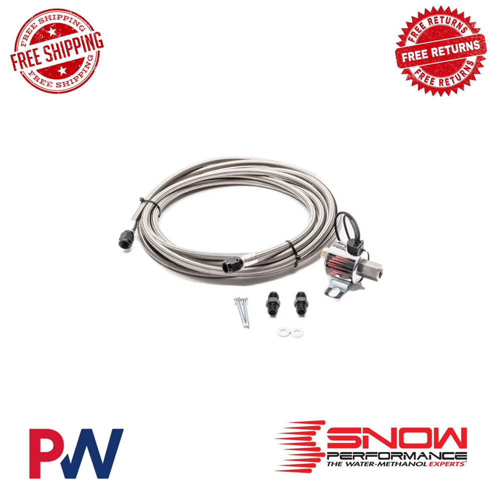 Snow Performance Braided Stainless Line Trunk Mount Upgrade SNO-40012-BRD