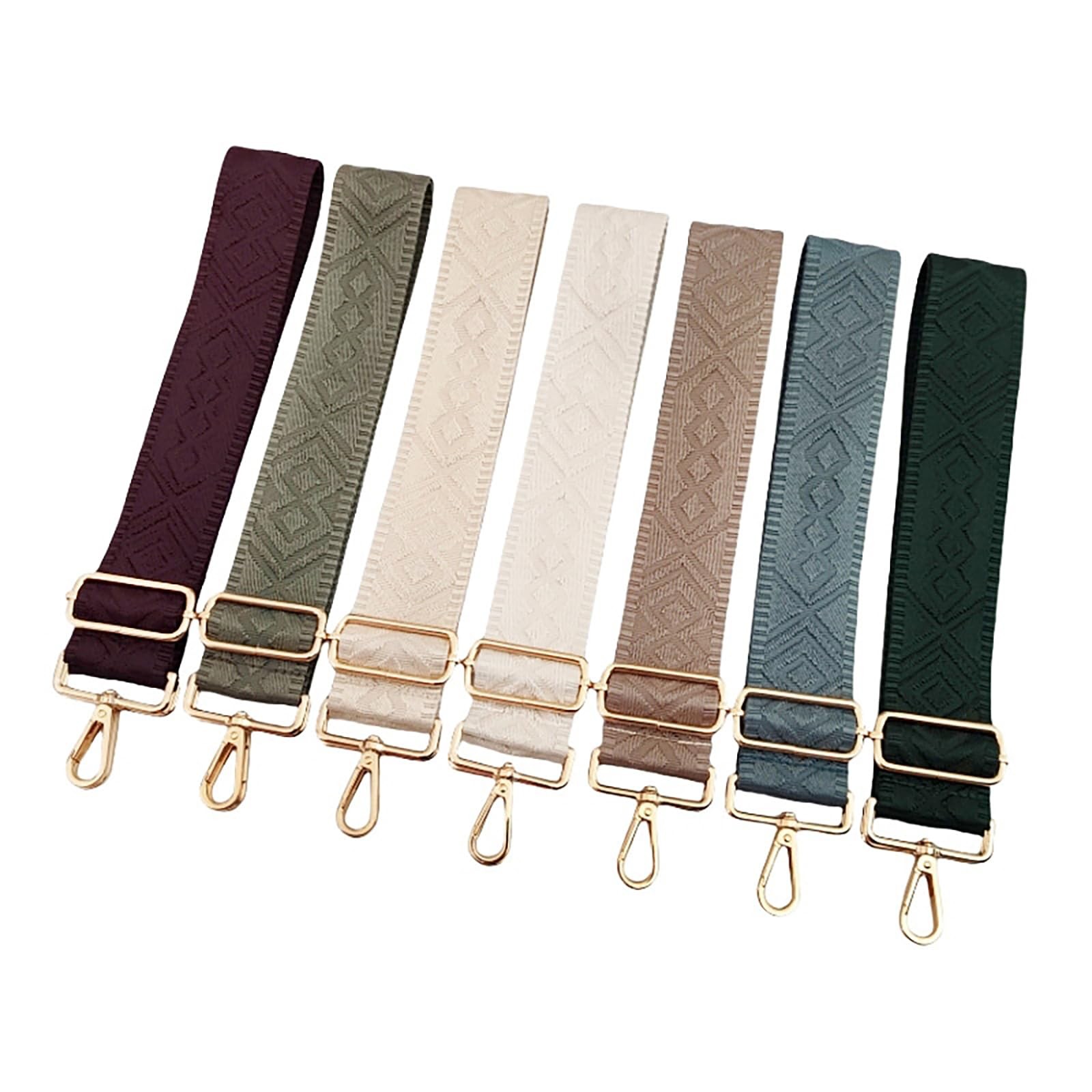 2inches Wide Crossbody Strap , Solid Color Adjustable Purse Strap for Men (Be...