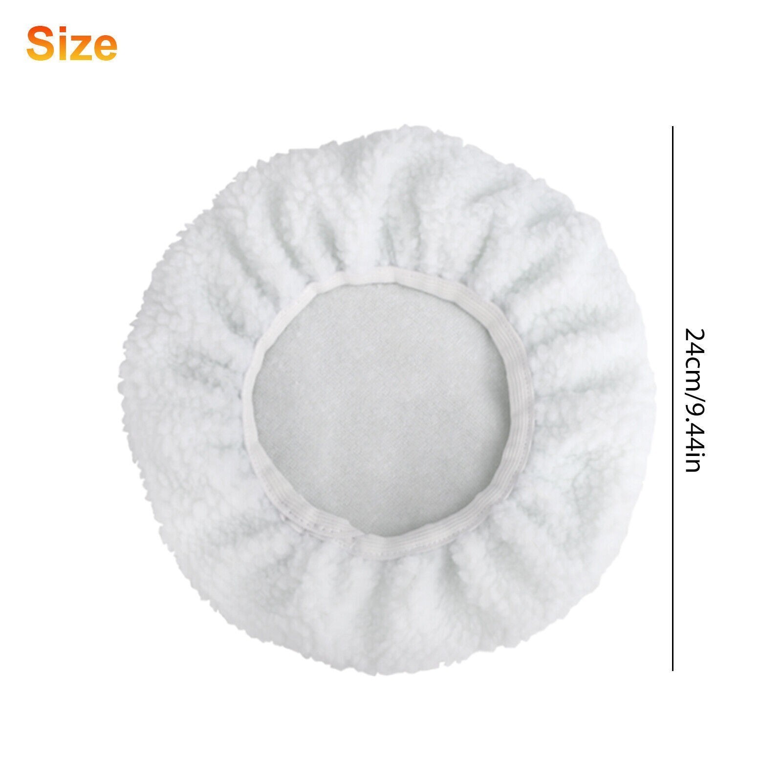 10X Ultra Soft Wool Polisher Bonnet Covers Compatible 9 10 Inch Car Buffer