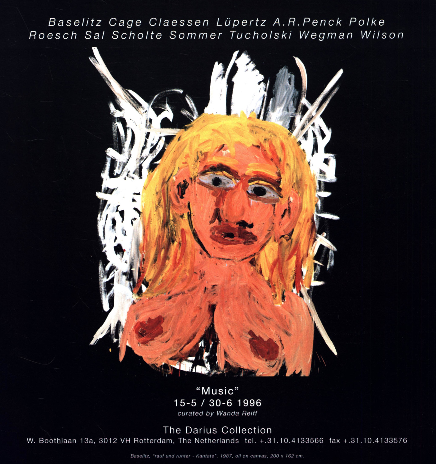1996 THE DARIUS COLLECTION NETHERLANDS BASELITZ RAUF UND RUNTER - KANTATE AD