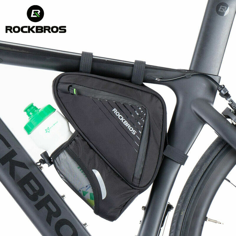 ROCKBROS Bicycle Triangle Bottle Bag MTB Bike Front Beam Bag Cycling Bottle Bag