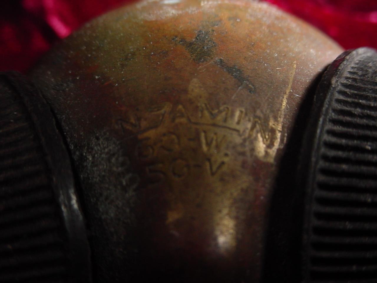 1908 Benjamin porcelain and brass double bulb socket adapter