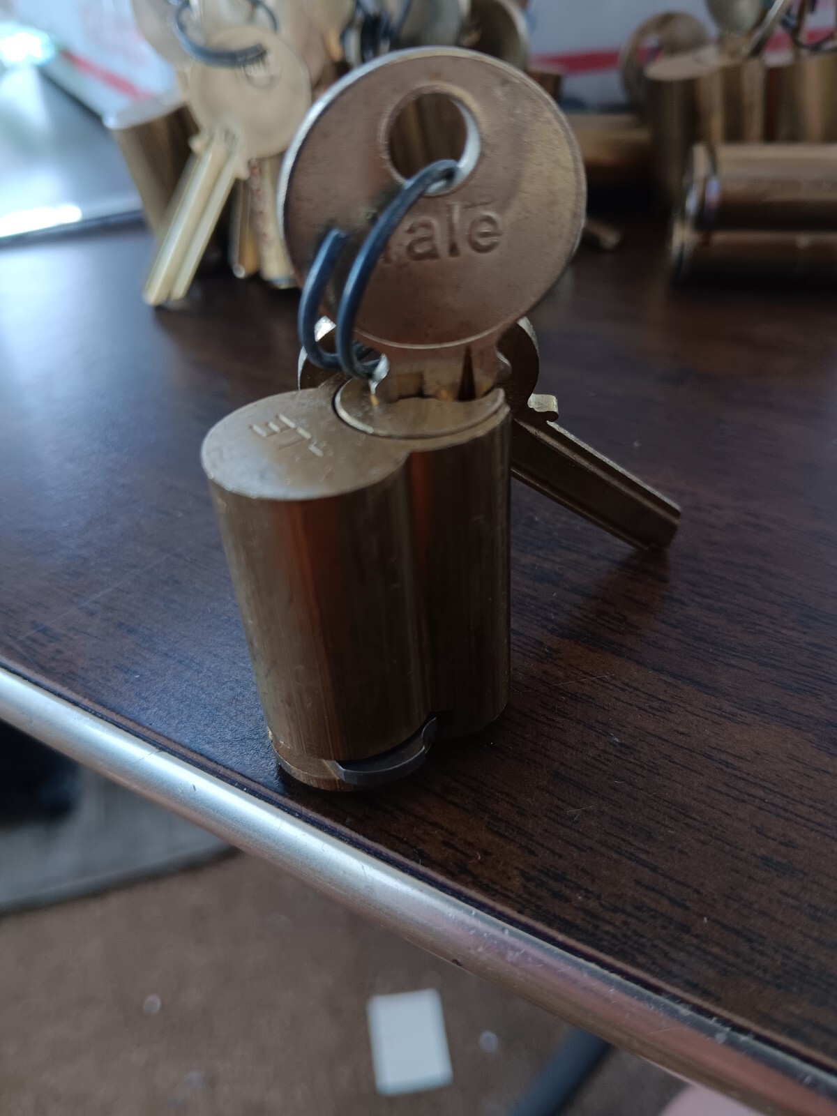 yale 1210 LFIC core ka or mk. OR "0" bitted
