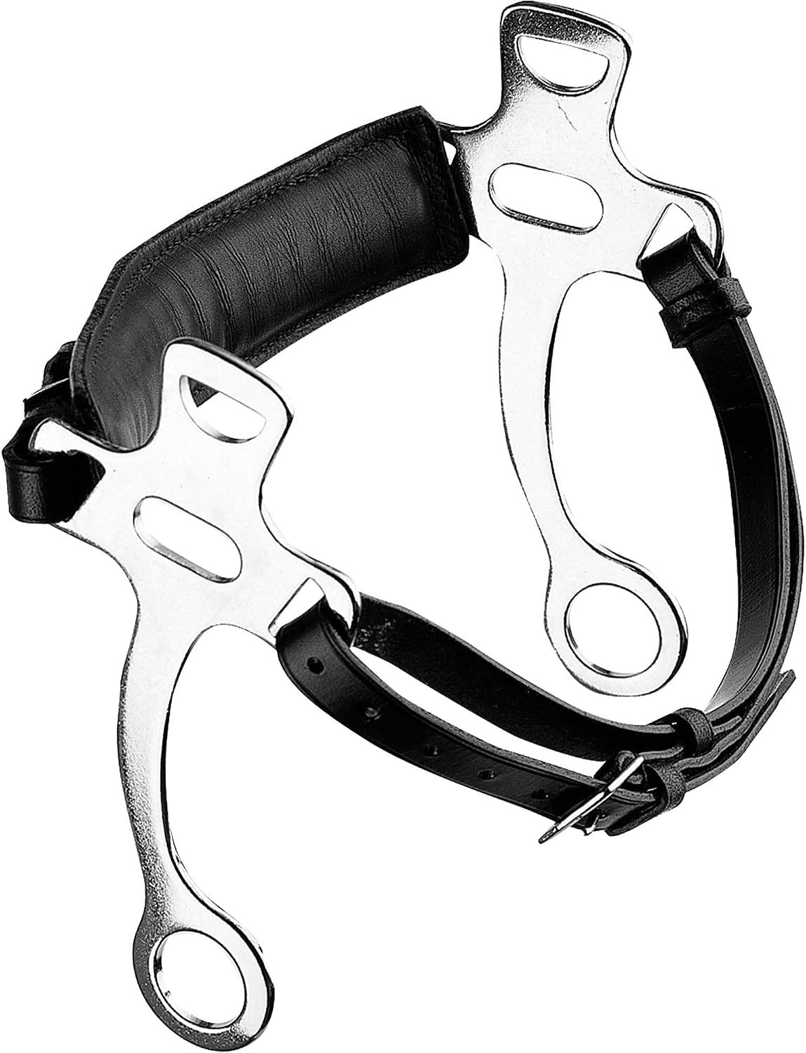 USED-Herm Sprenger Short Shank Padded Nose Hackamore Black