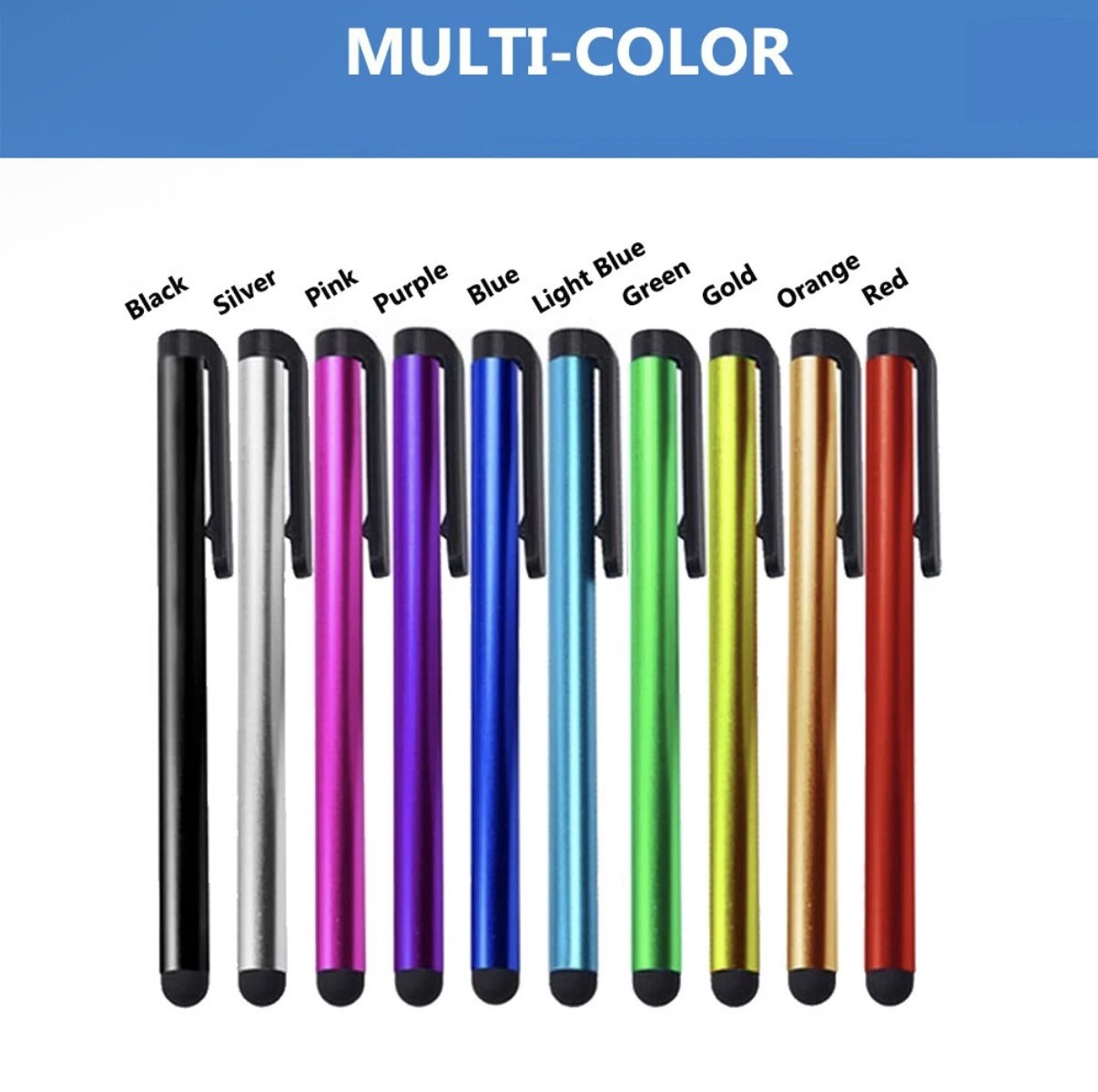 Stylus Pen [10 Pack] Universal Capacitive Touch Screen Pens for Tablets, iPad...