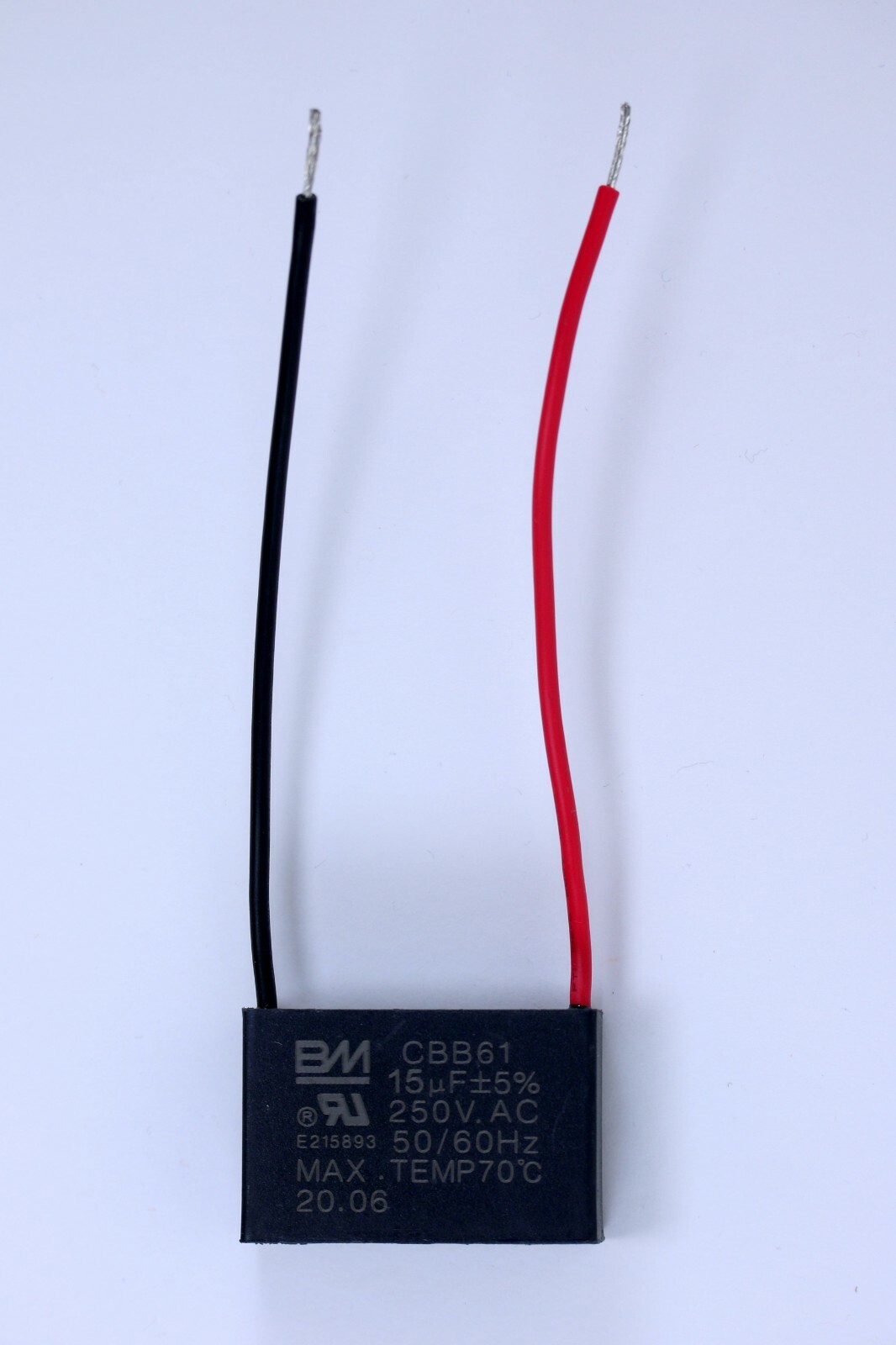 FAN CAPACITOR CBB61 15uf 2 WIRE