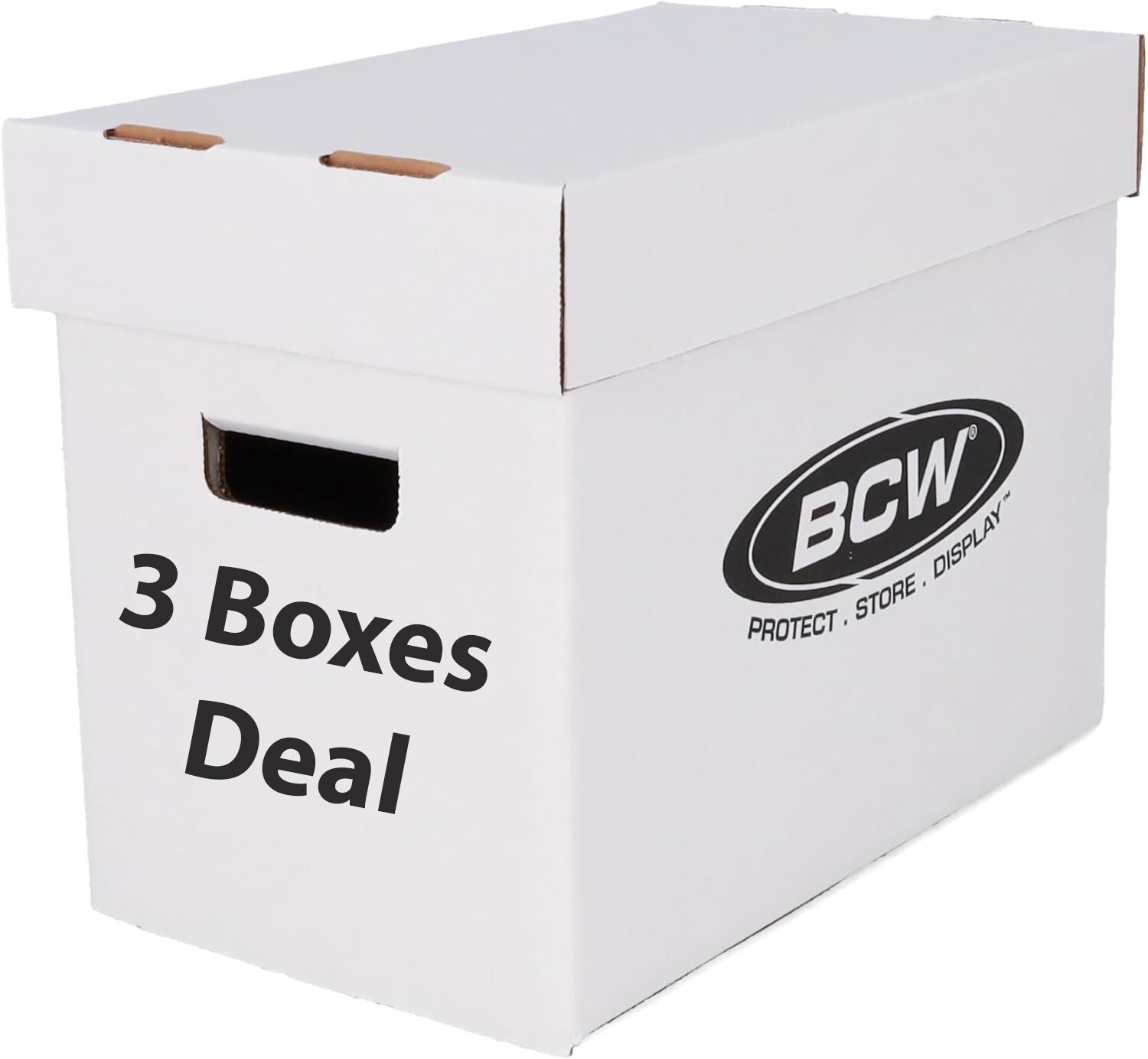 3 BCW Magazine / Golden Age Comic Storage Archive Boxes Doc Cardboard Long Term