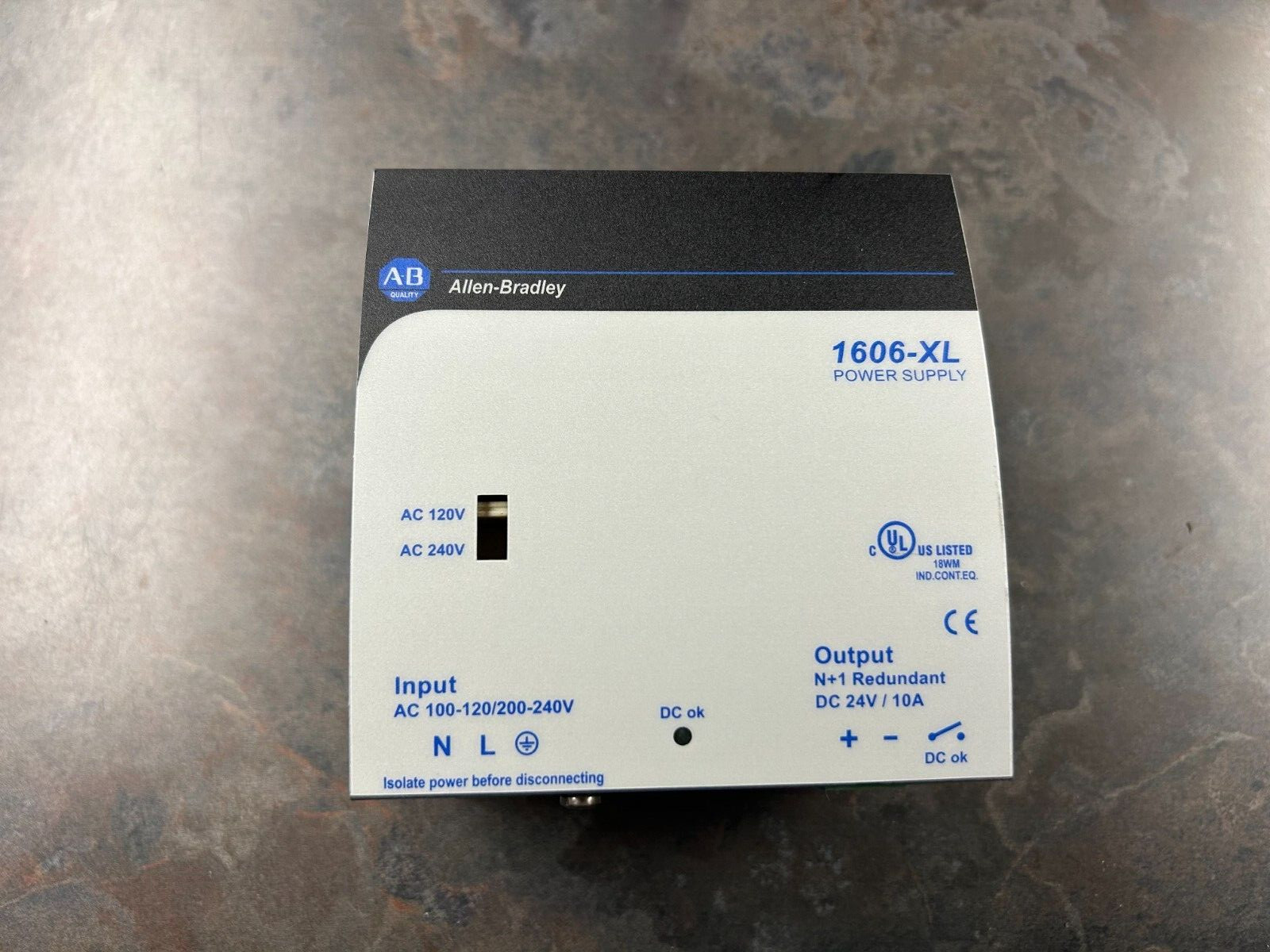 NEW ALLEN-BRADLEY DEVICENET POWER SUPPLY 1606-XL240DR NO CONNECTOR PLUGS