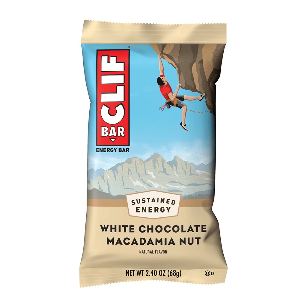 Clif Bar Original White Chocolate Macadamia Box of 12 Quick Source of Energy