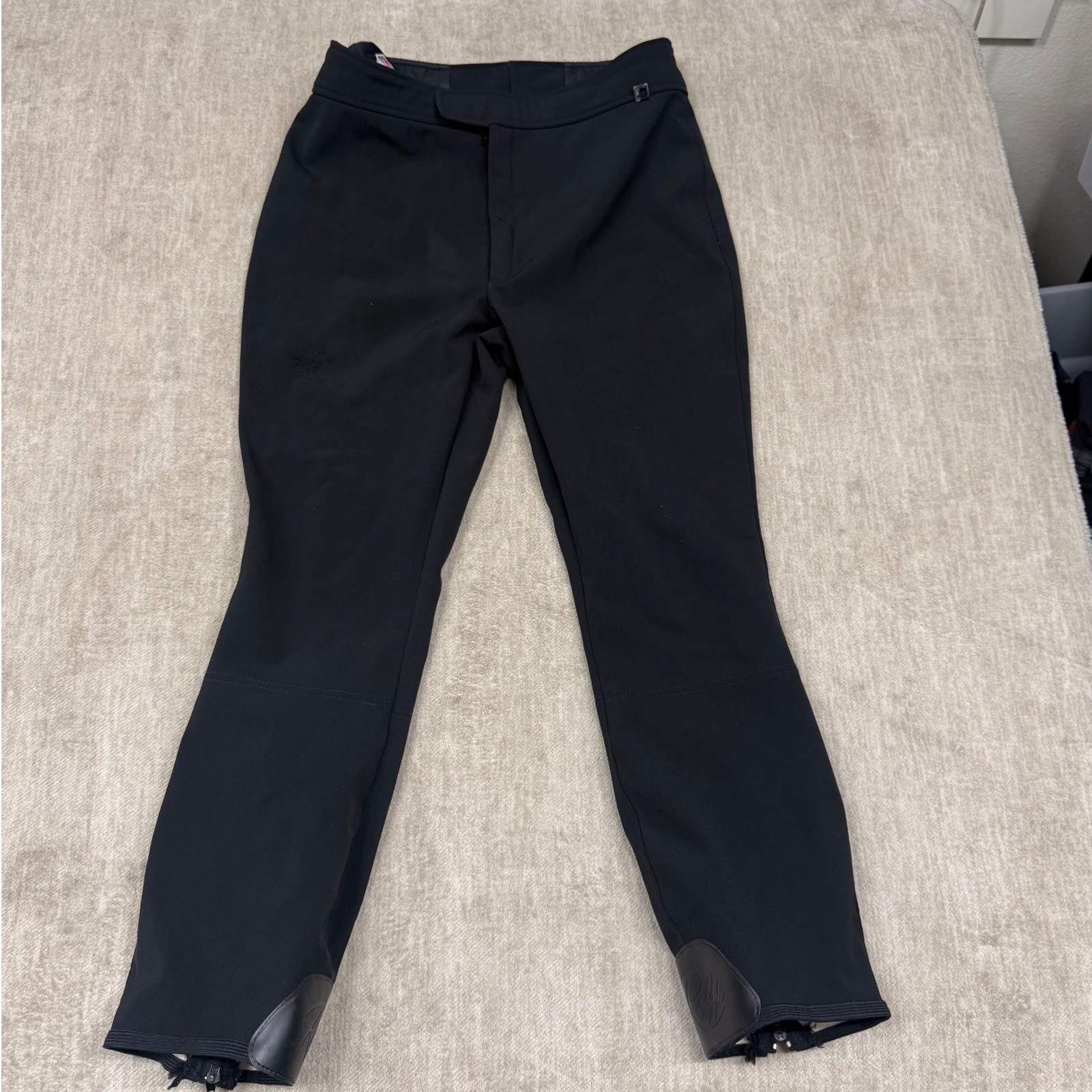 Vintage Roffe Mens Black Schoeller WB400 Stretch Ski Pants 36 Long 4051 1989 USA