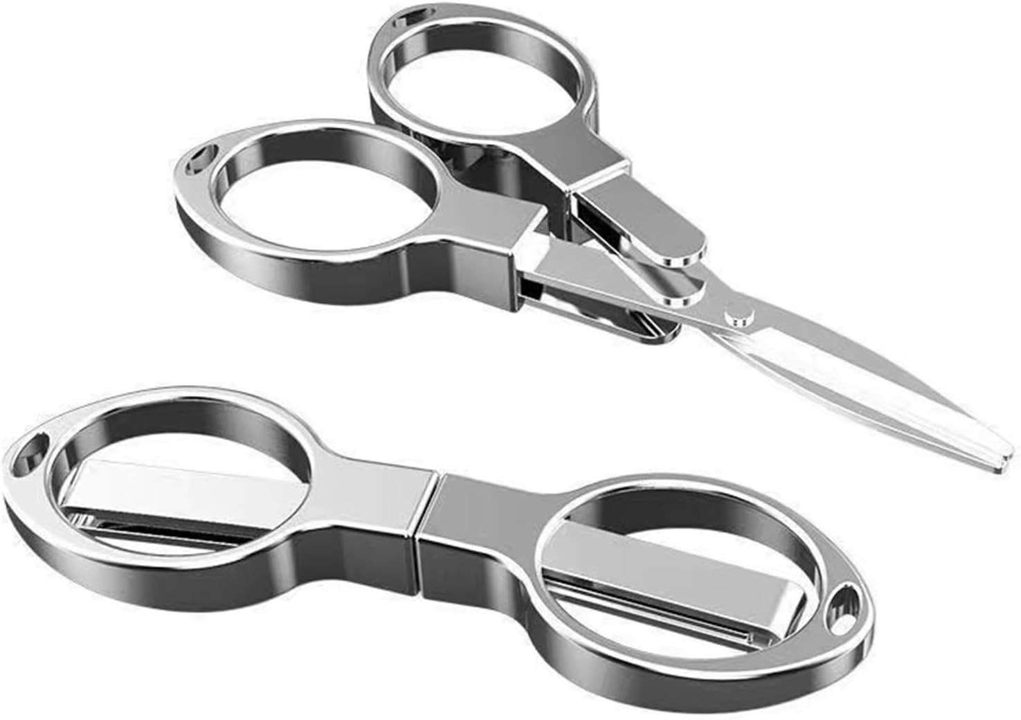 Folding Scissors, Safe Portable Safe Portable Travel Mini Scissors, Stainless