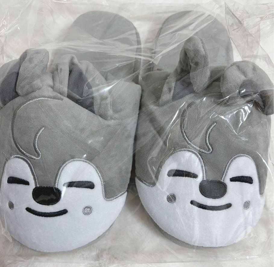 Stray Kids Bang Chan Wolf Chan Slippers room shoes Japan FC limited STAY JAPAN