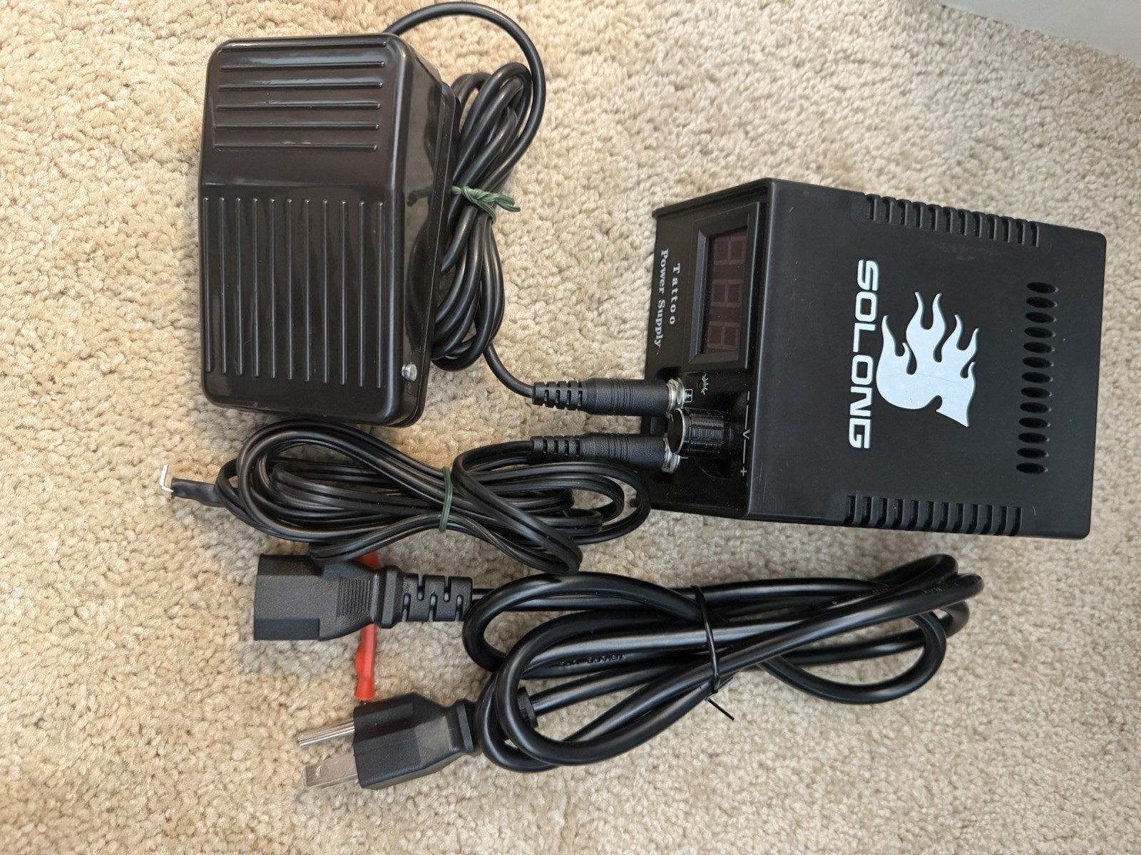 Solong tattoo Digital LCD Display P142-2 Tattoo Power Supply