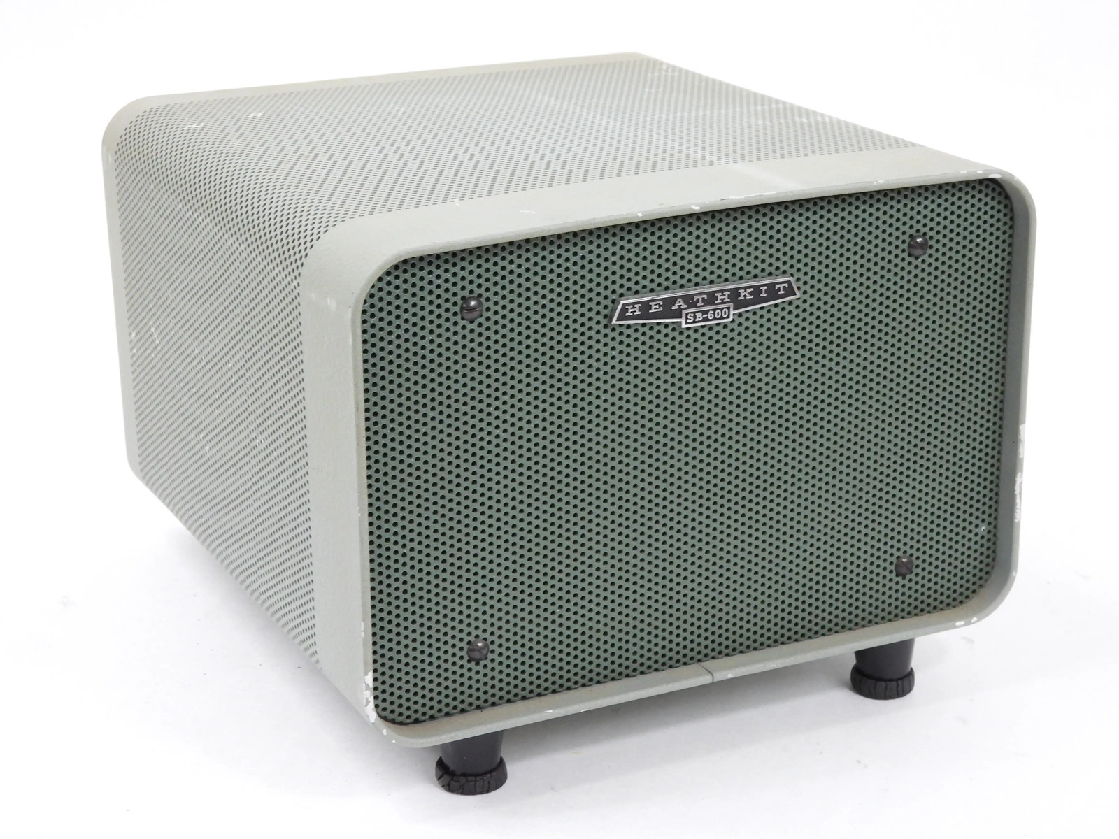Heathkit SB-600 Vintage Ham Radio External Speaker (original, paint flaked off)