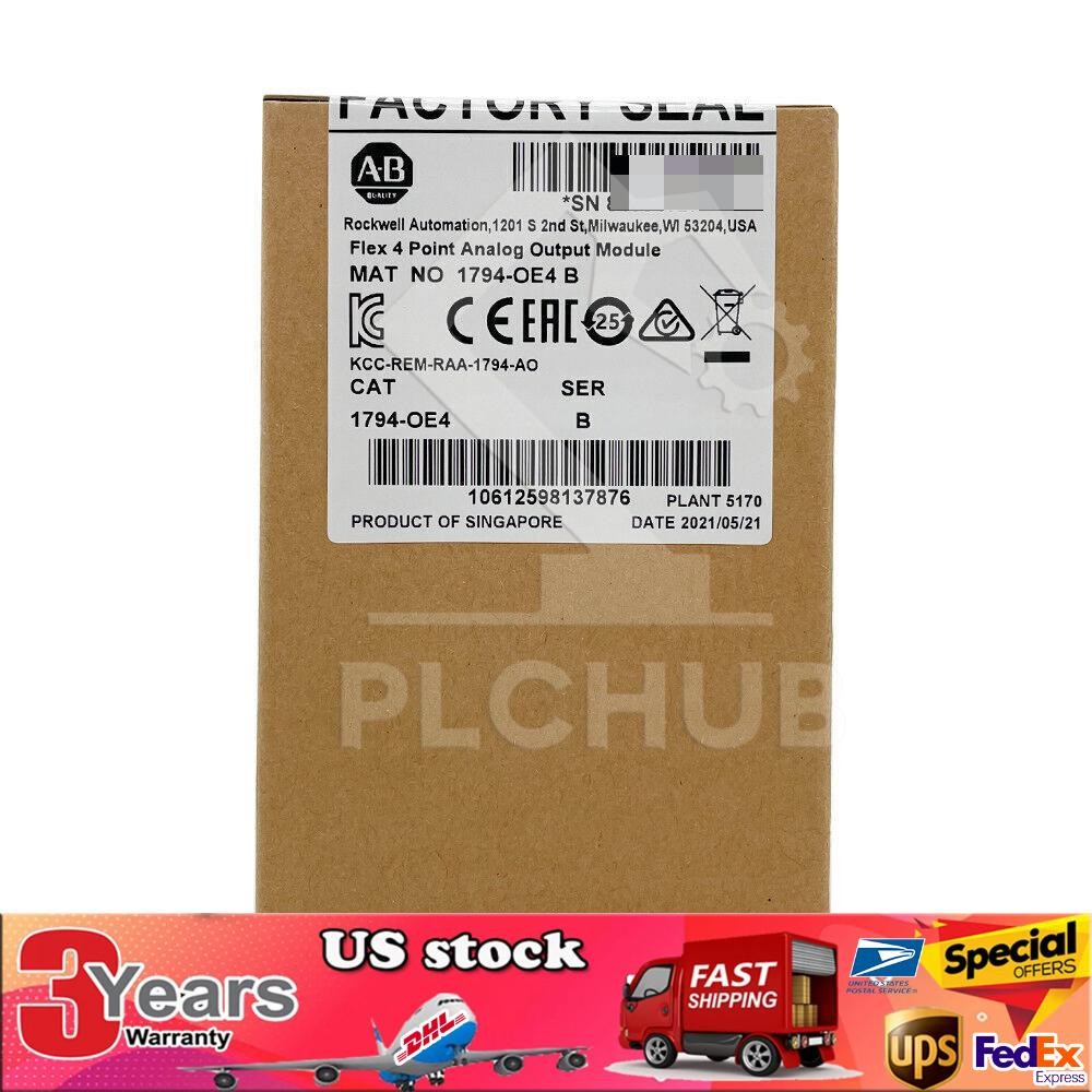 AB 1794-OE4 SER B Flex 4 Point Analog Output Module 1794OE4 NEW