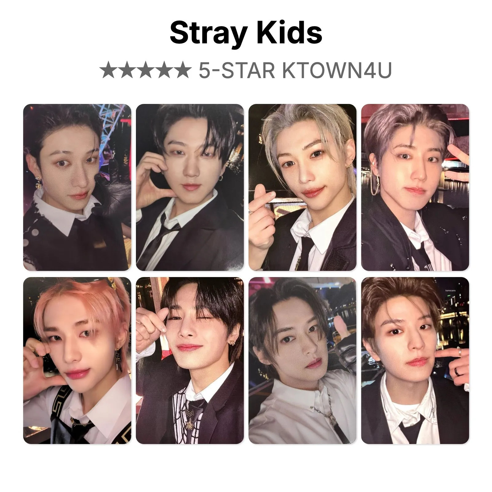 Stray Kids 5-STAR KTOWN4U Official Photocard KPOP Special Gift