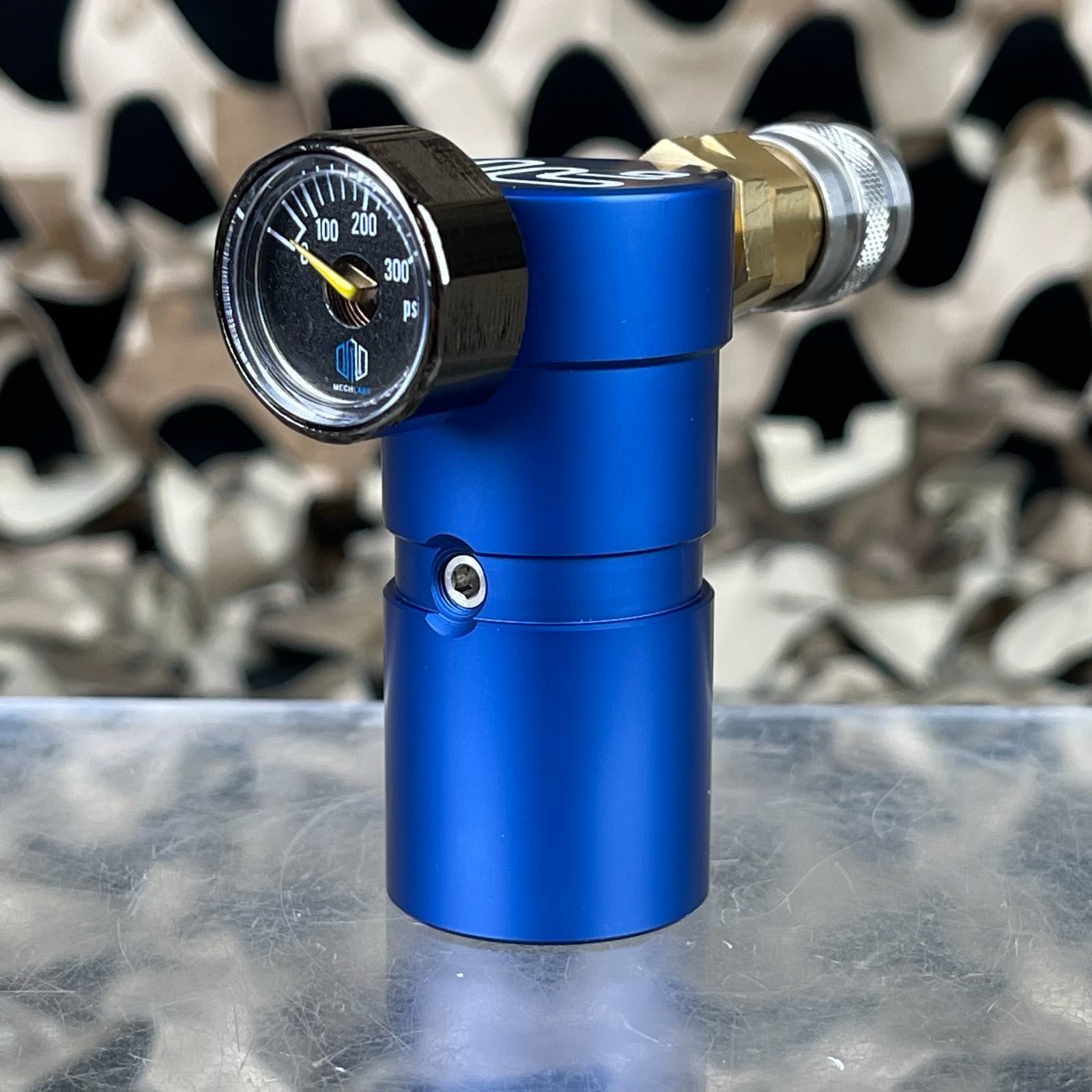 NEW Mech Labs Flo-J HPA Airsoft Regulator - Blue (MECH-FLOJ-REG-BLU)