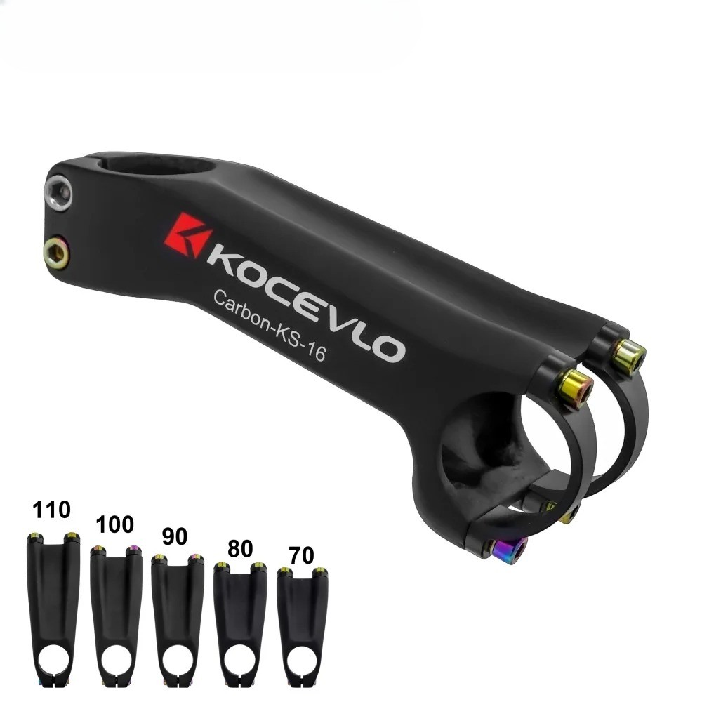Ultralight Carbon MTB Bicycle Stem -17 Degree 70-110mm 31.8MM Road Bike Stems
