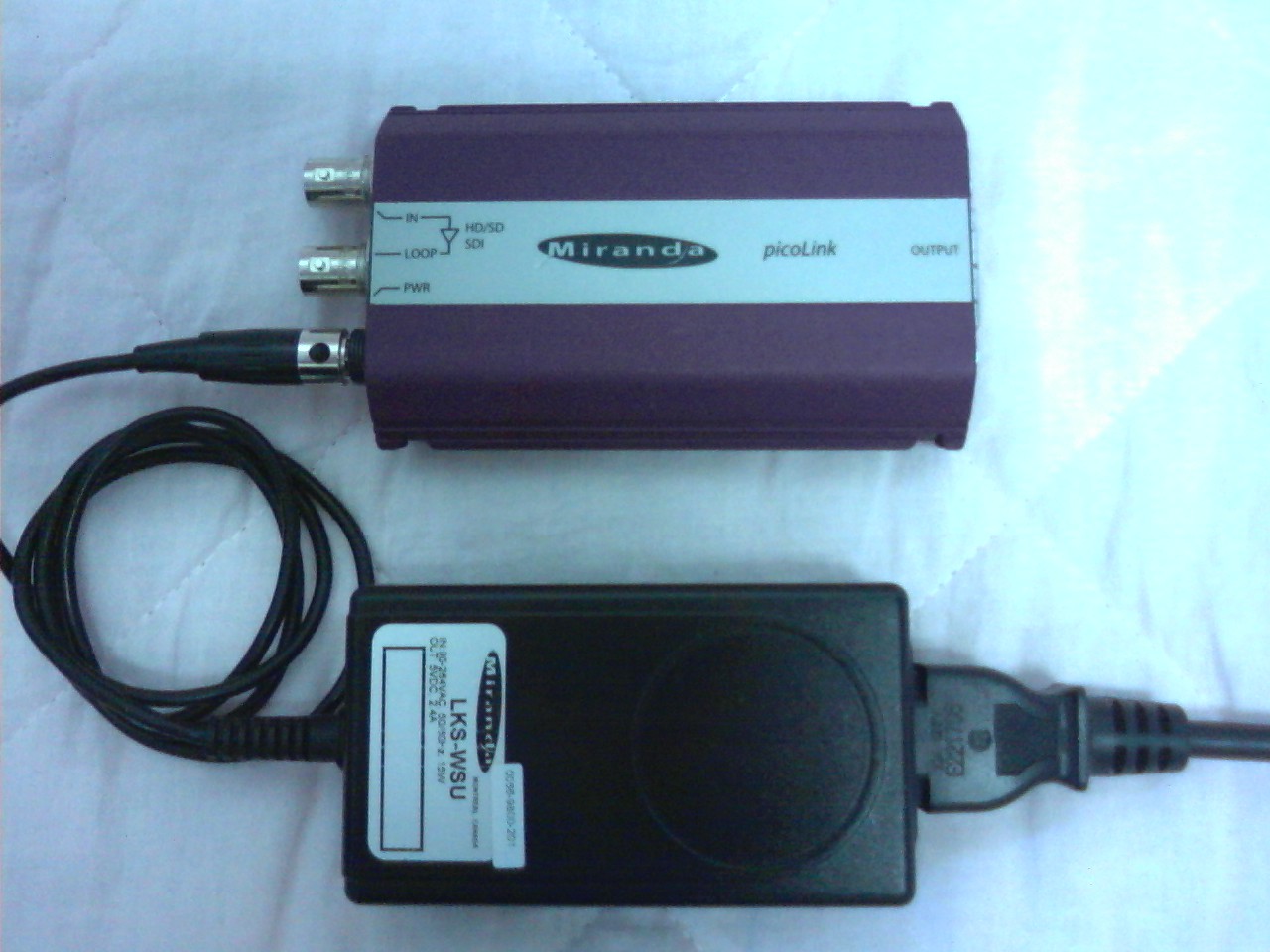 Miranda PicoLink SDM-874p HD/SD SDI to DVI HDTV Video Converter w/ Power