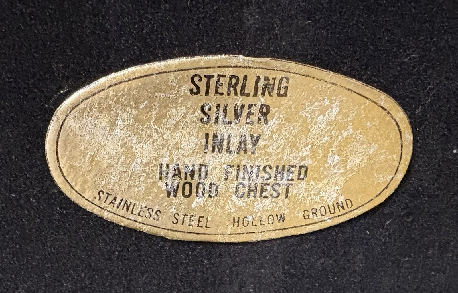 Silver Inlay Steak Knives