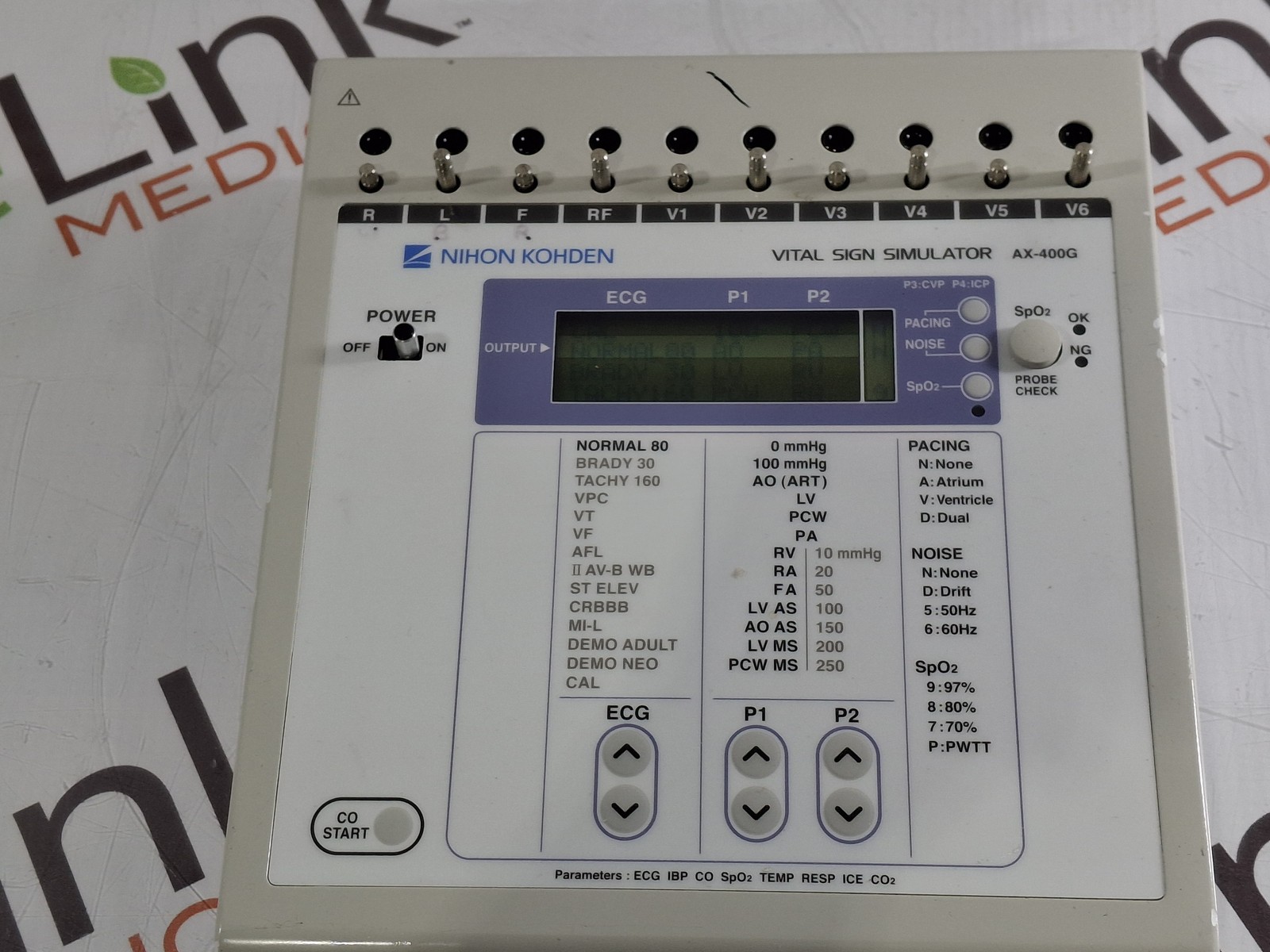 Nihon Kohden AX-400G Vital Signs Simulator