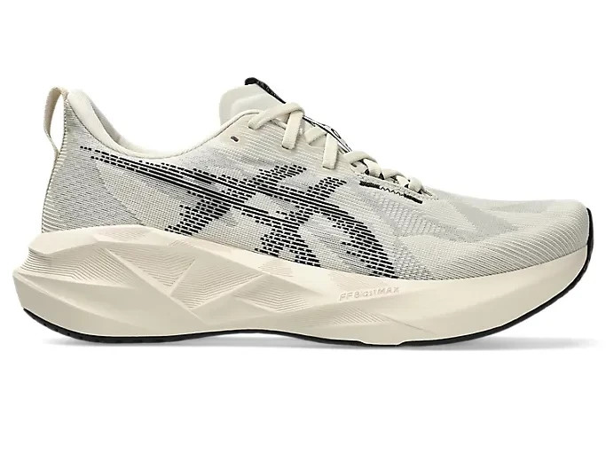 New ASICS NOVABLAST 5 "STANDARD" 1011B974 250 Oatmeal/Black Men Running Shoes