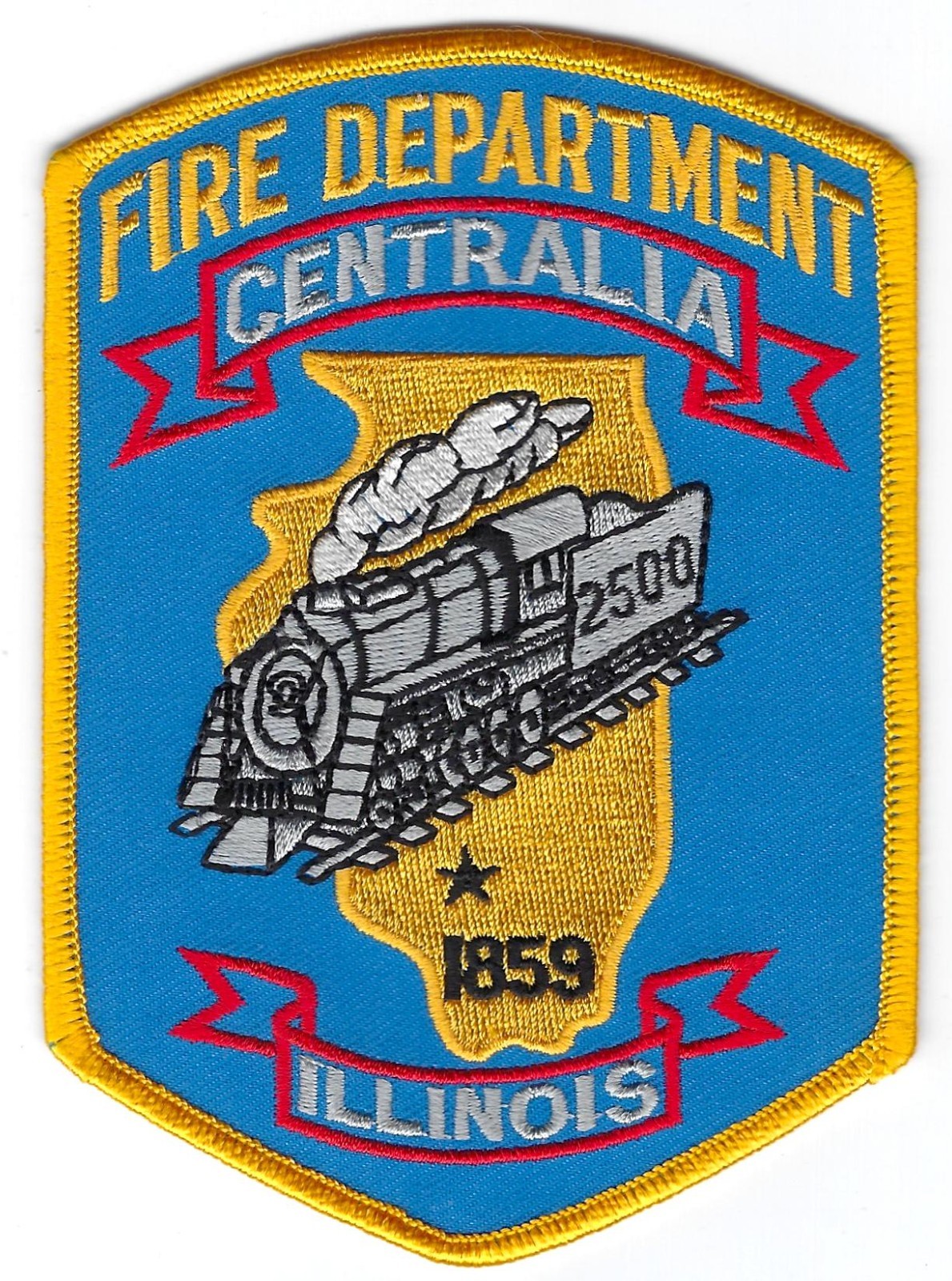 ILLINOIS - Centralia City Fire Dept. [ Shoulder Patch ]
